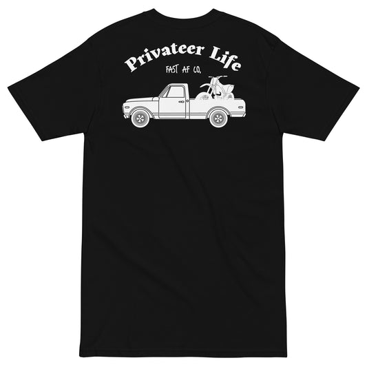 "Privateer Life" Premium T-Shirt (Back View)